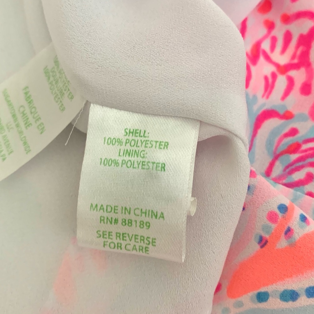 Lilly Pulitzer Ruffle Sleeveless Shift Dress - Picture 10 of 12